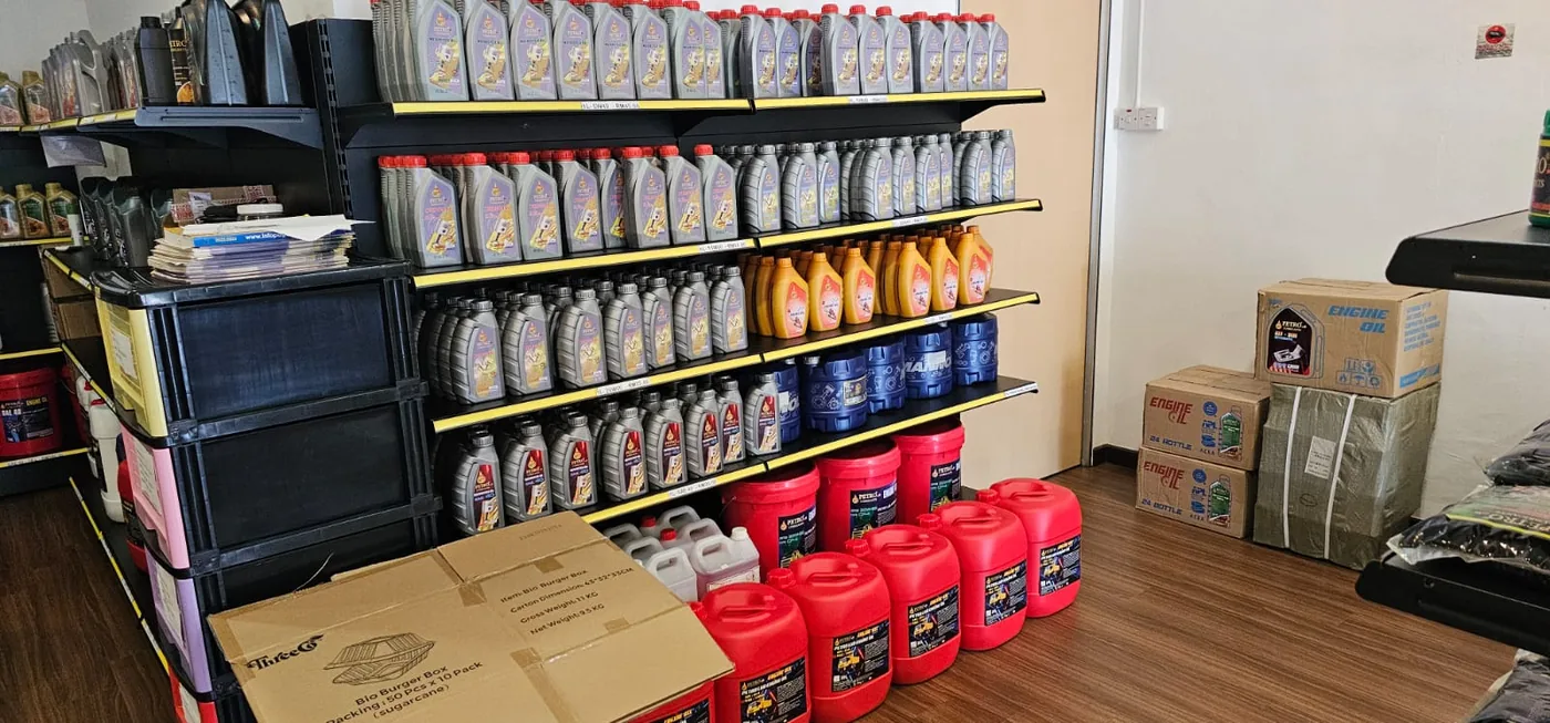 Full product range on display