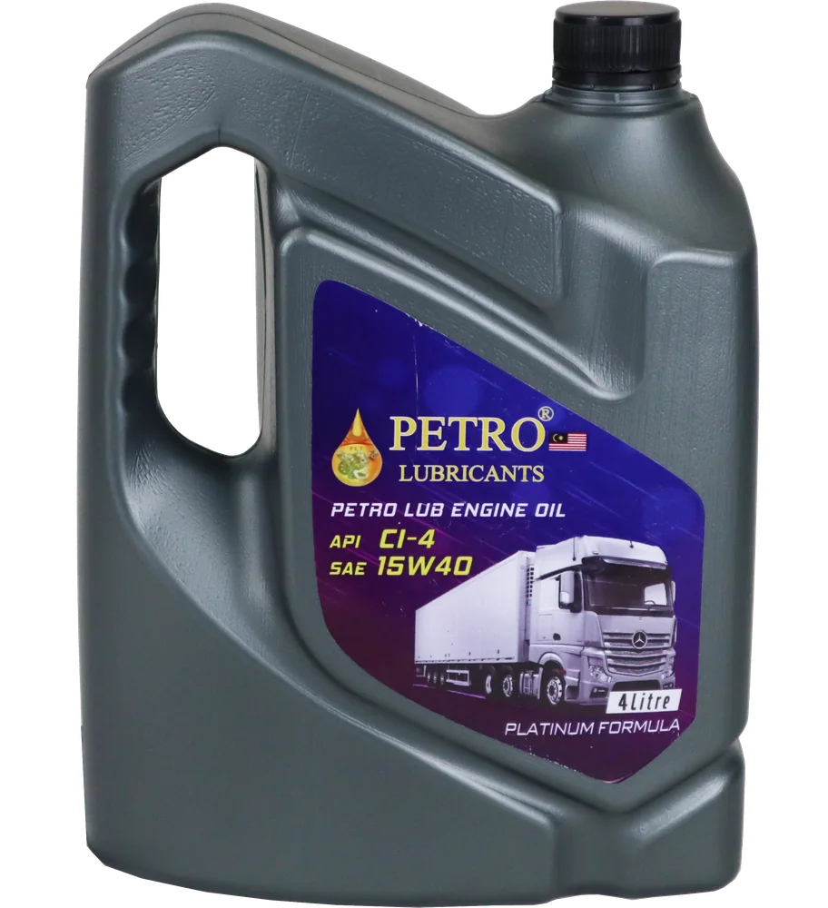 Petro Lub Engine Oil API CI-4, SAE 15W/40 (Diesel)