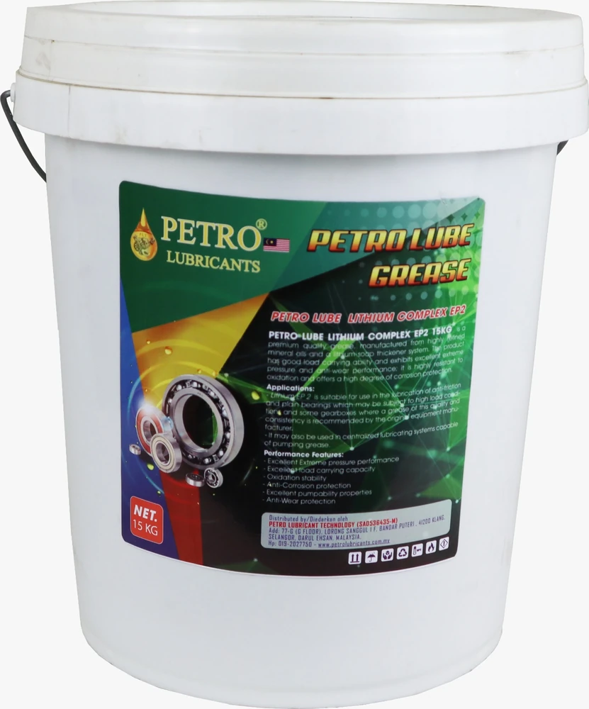 Petro Lube Grease Lithium Complex EP2, 15kg Pail