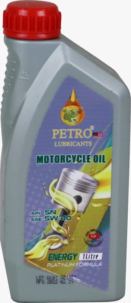 Motorcycle Oil API SN, SAE 5W/40