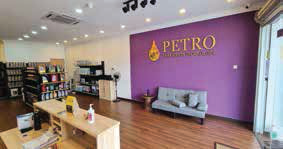 Petro Lubricants Technology showroom interior